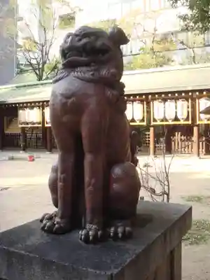 坐摩神社の狛犬