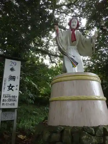 天岩戸神社の像