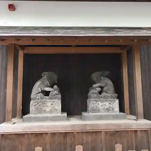 調神社の狛犬