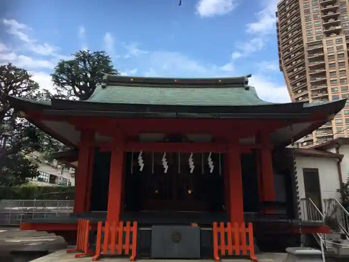 麻布氷川神社の本殿・本堂