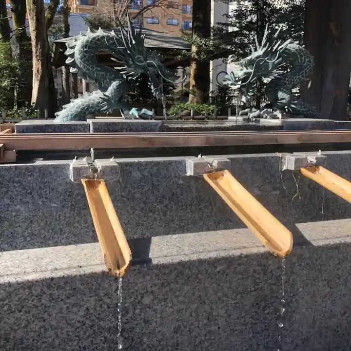 大國魂神社の手水舎