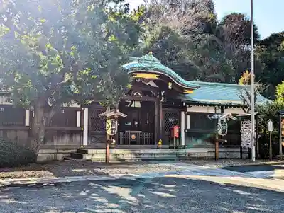 白金氷川神社の本殿・本堂
