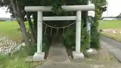 神社(名称不明)の鳥居