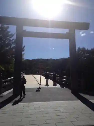 伊勢神宮内宮（皇大神宮）の鳥居