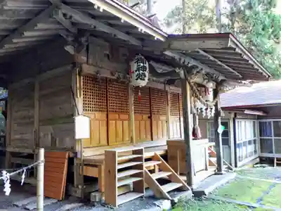 大澤瀧神社の本殿・本堂
