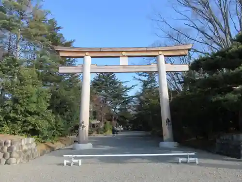 長野縣護國神社の鳥居