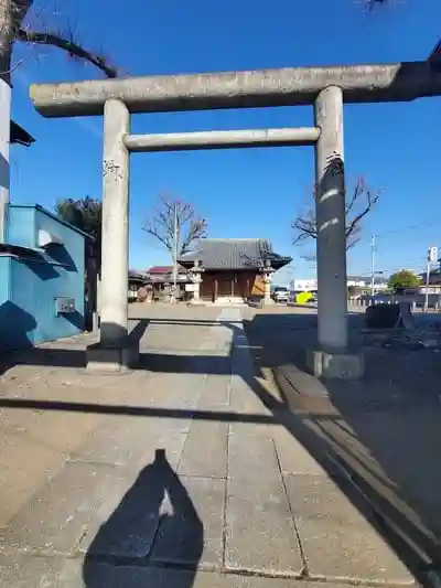 鹿島御嶽神社の鳥居