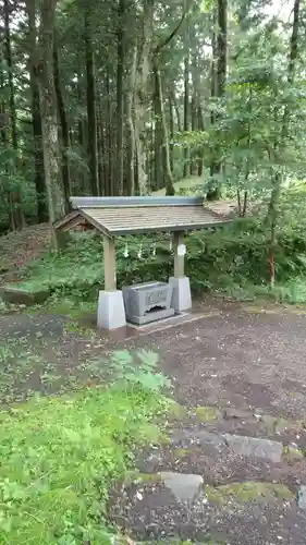 胎内神社の手水