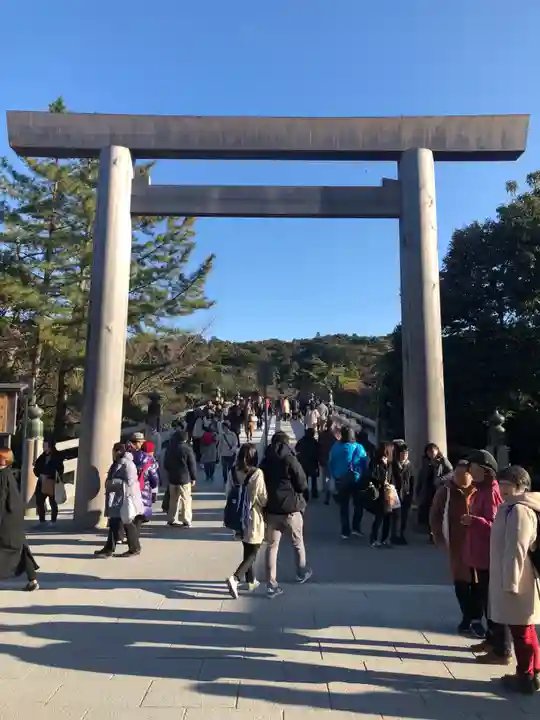 伊勢神宮内宮(皇大神宮)の鳥居
