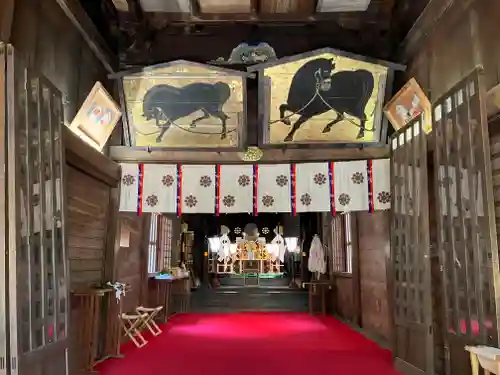 相馬中村神社の本殿