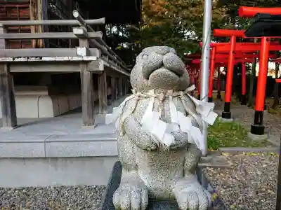 湯倉神社の狛犬