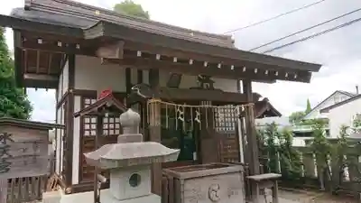 阿豆佐味天神社 立川水天宮の本殿・本堂