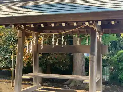神明神社の手水舎