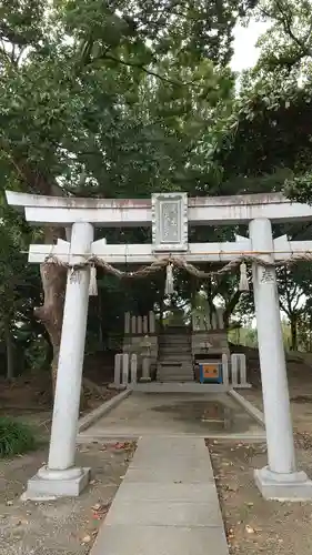 真上神社の鳥居