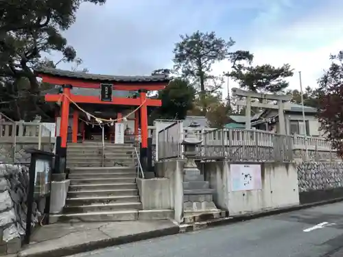 高塚熊野神社の鳥居