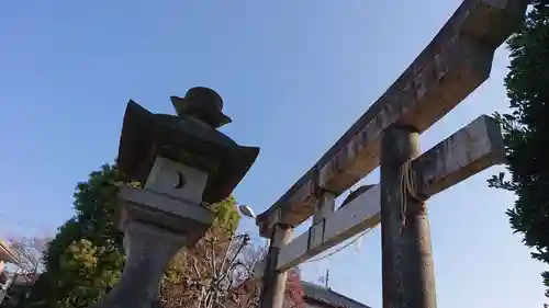 雷電神社の鳥居