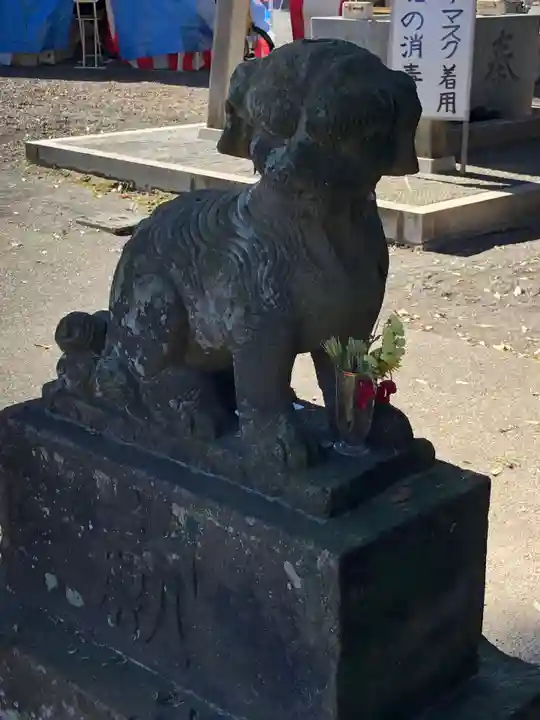 東村山八坂神社の狛犬