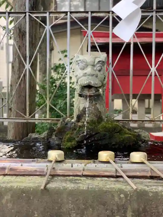 冨士淺間神社(富士吉田市向原)の手水舎