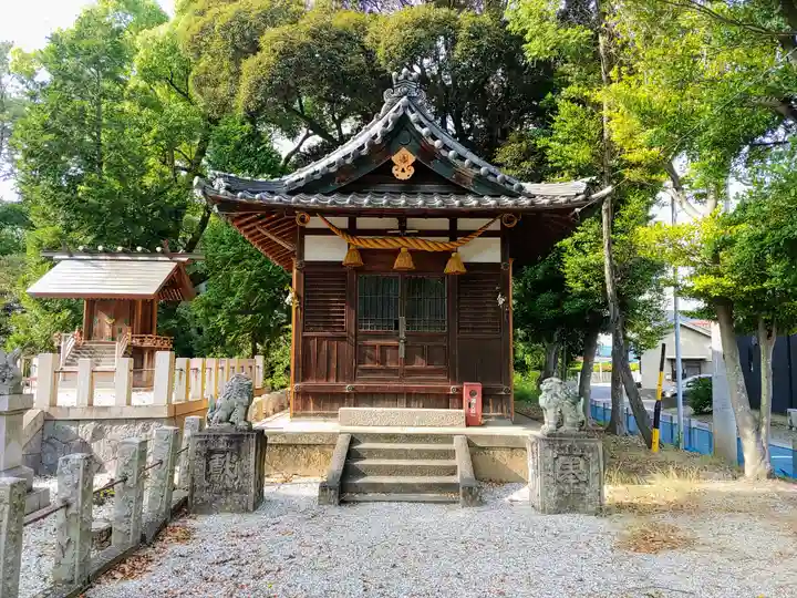 八劔神社(西端八劔神社)の末社・摂社