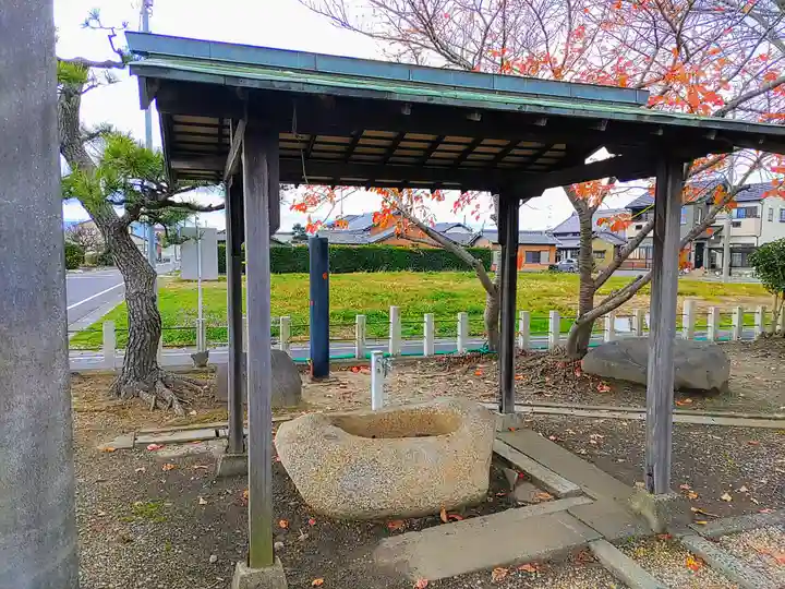 寺野神社の手水舎