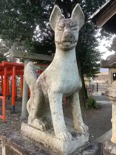 加納八幡神社の狛犬