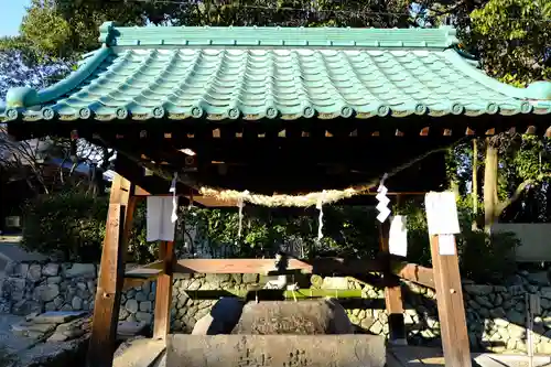 龍田大社の手水舎