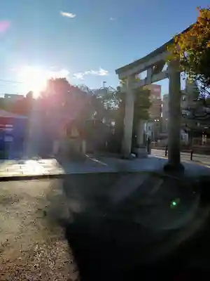 尾久八幡神社の鳥居