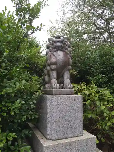 鎮守氷川神社の狛犬