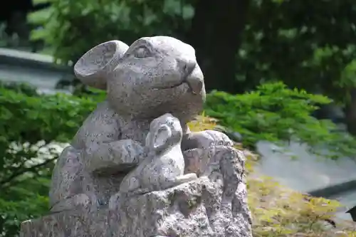 調神社の狛犬