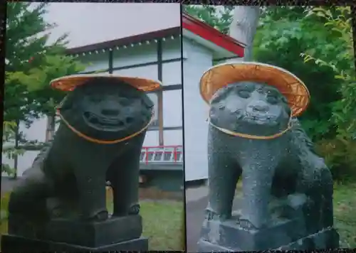 江部乙神社の狛犬