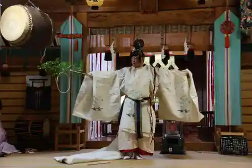 熊野福藏神社の神楽