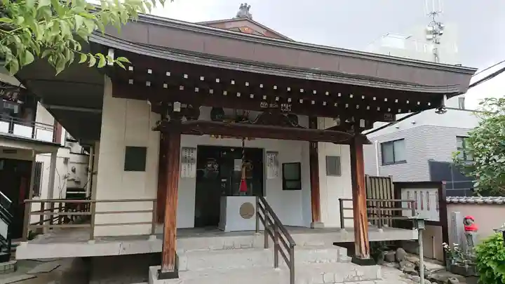 神楽坂安養寺の本殿・本堂