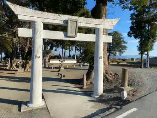 溝口竃門神社の鳥居