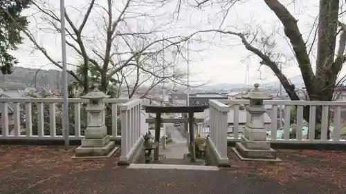 大岩子安神社の鳥居