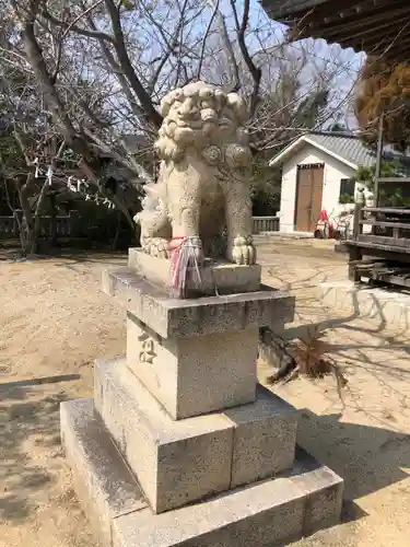 伊和都比売神社の狛犬