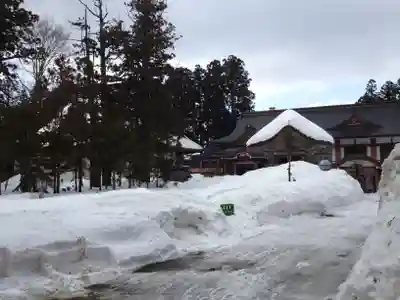出羽神社(出羽三山神社)~三神合祭殿~の手水舎