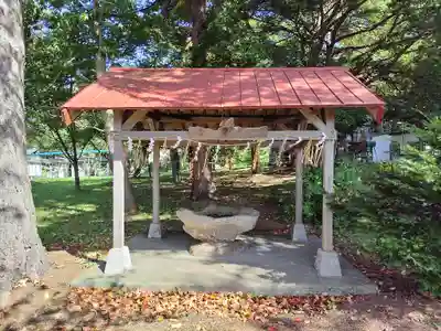 音江神社の手水舎