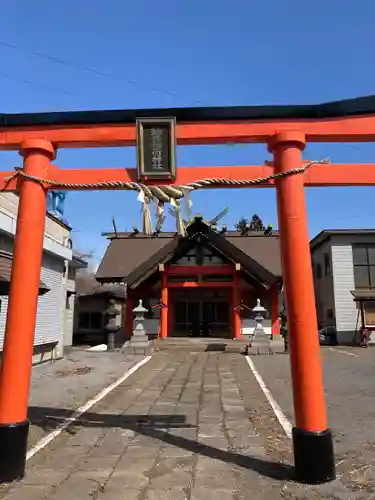 輪西稲荷神社の本殿