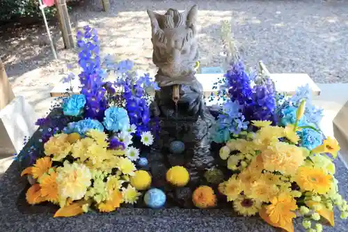 滑川神社 - 仕事と子どもの守り神の手水