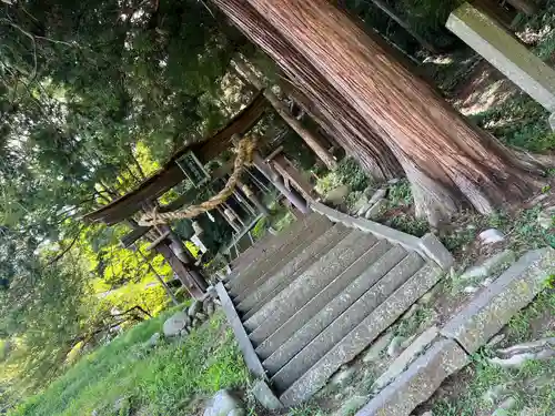 子檀嶺神社の鳥居