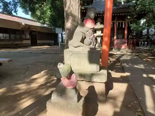 松庵稲荷神社の狛犬