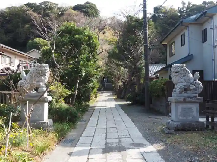 五所神社の狛犬