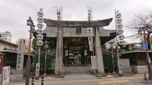 櫛田神社の鳥居