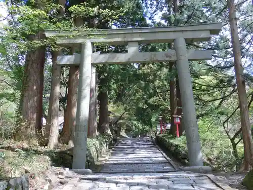 大神山神社奥宮の鳥居