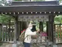 穂高神社奥宮の本殿・本堂
