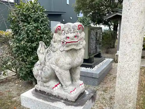 御薗神社の狛犬