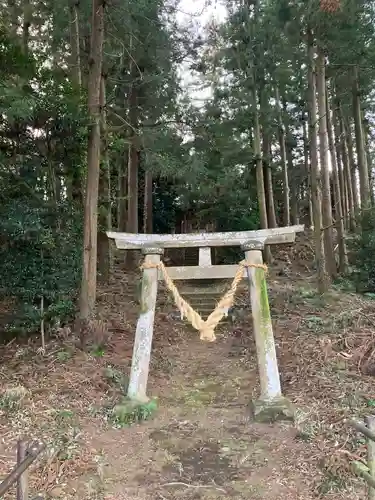 湯泉神社(湯津上)の鳥居