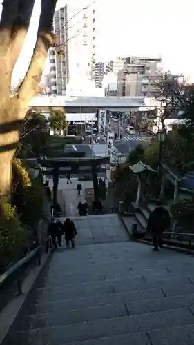 品川神社の景色