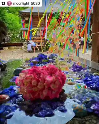 滑川神社 - 仕事と子どもの守り神の手水舎