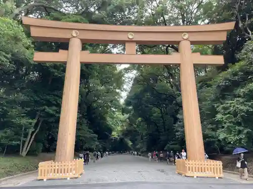 明治神宮の鳥居